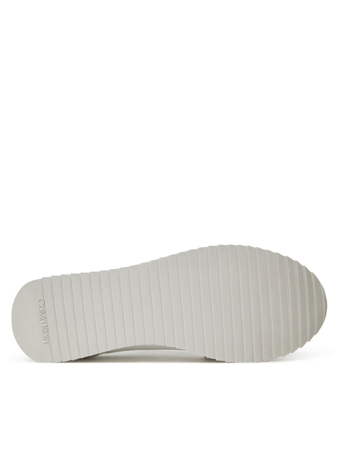 Calvin Klein Jeans Sneakersy Calvin Klein Jeans Retro Runner Lace Up Ny-Su YM0YM01325 Bílá