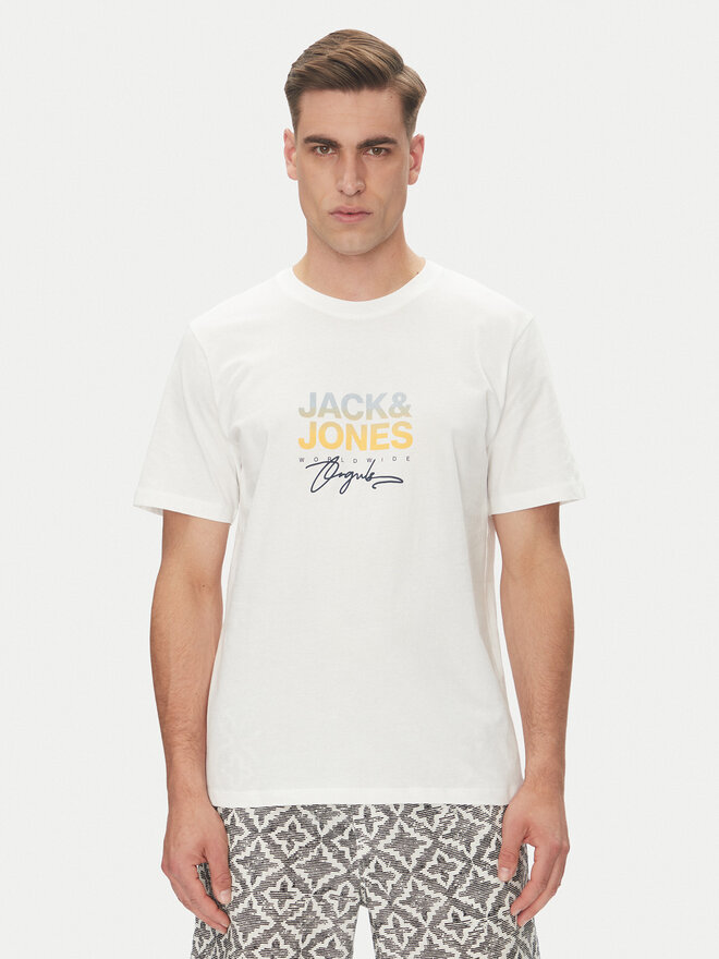 Jack&Jones Jack&Jones Marškinėliai Canggu 12281809 Balta Regular Fit