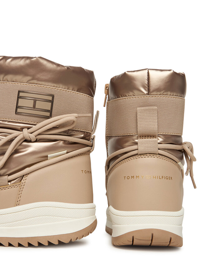 Tommy Hilfiger Апрески Tommy Hilfiger Snow Boot T3A5-34052-1474 D Бежов