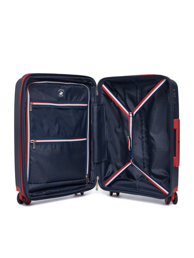 Beverly Hills Polo Club Rankinio bagažo lagaminas Beverly Hills Polo Club BHPC-WAL-005-S Tamsiai mėlyna