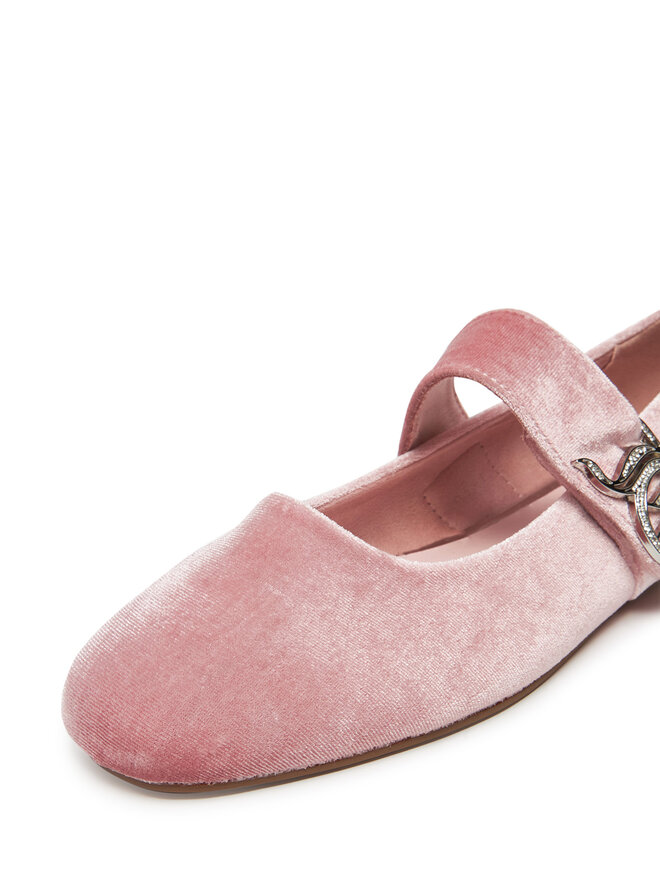 Juicy Couture Baleriny Juicy Couture WS23499-01A Różowy