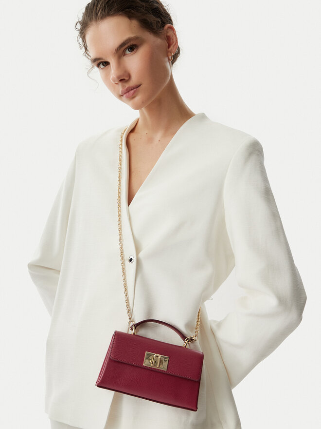 Furla Сумка Furla 1927 Mini WE00423 ARE000 CN CGQ00 Бордовий