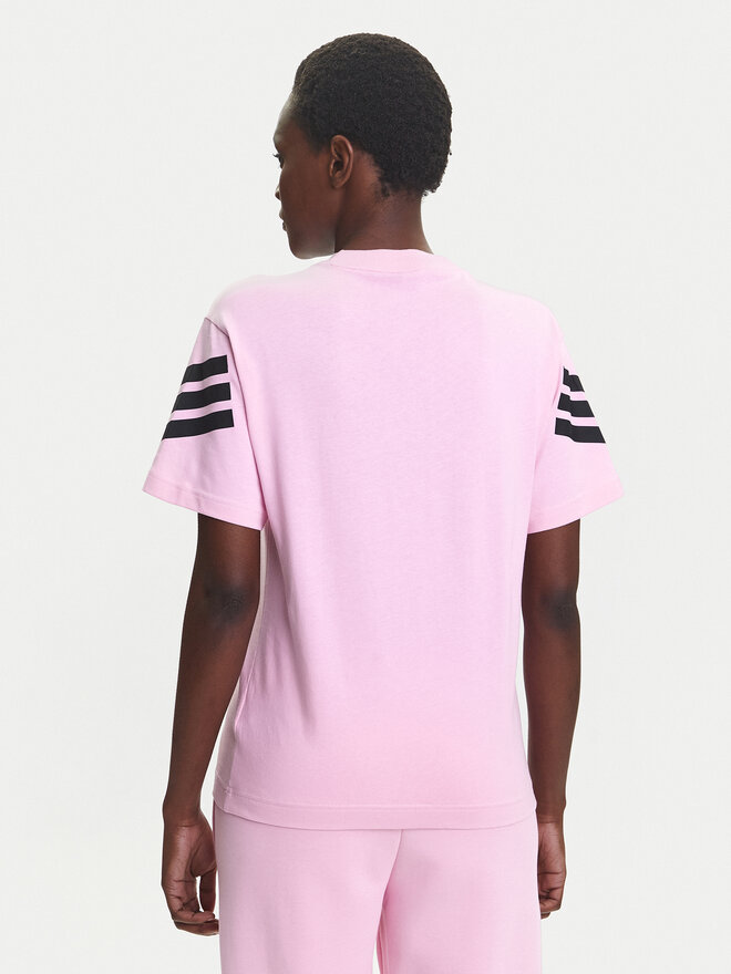 adidas adidas Marškinėliai Future Icons 3-Stripes JE0240 Rožinė Regular Fit