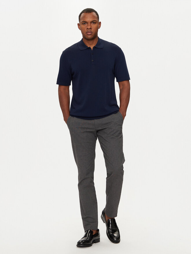 Sisley Sisley Polo 112AS300H Tamnoplava Regular Fit