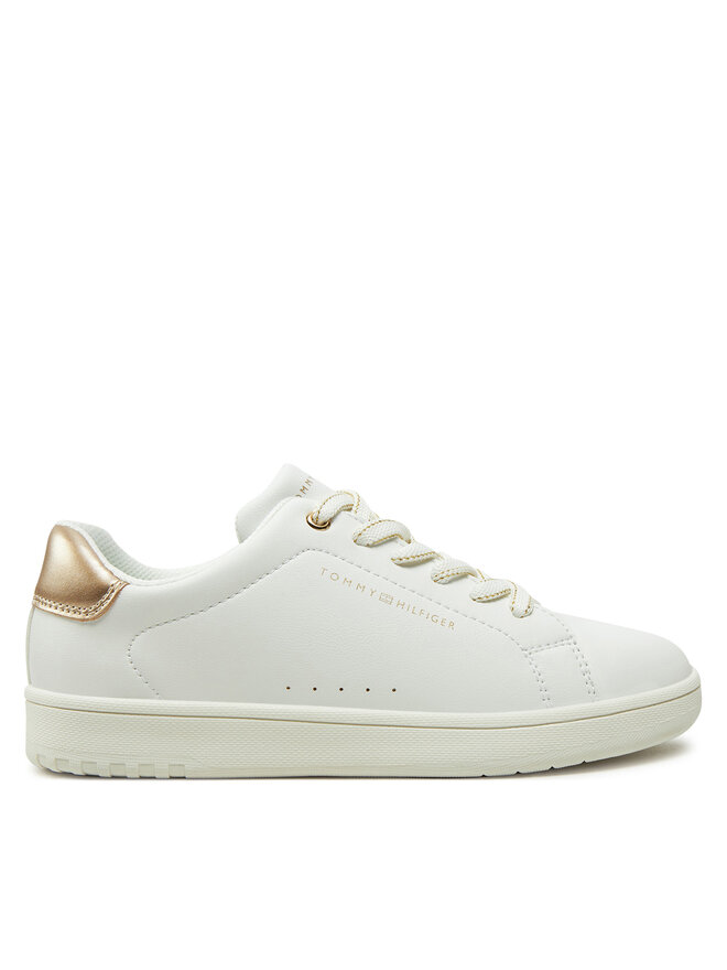 Tommy Hilfiger Zapatillas Tommy Hilfiger Low Cut Lace-Up Sneaker T3A9-33736-1355 S Blanco