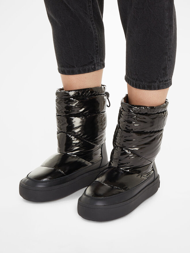 Tommy Jeans Снігоходи Tommy Jeans Tjw Winter Boot EN0EN02252 Чорний