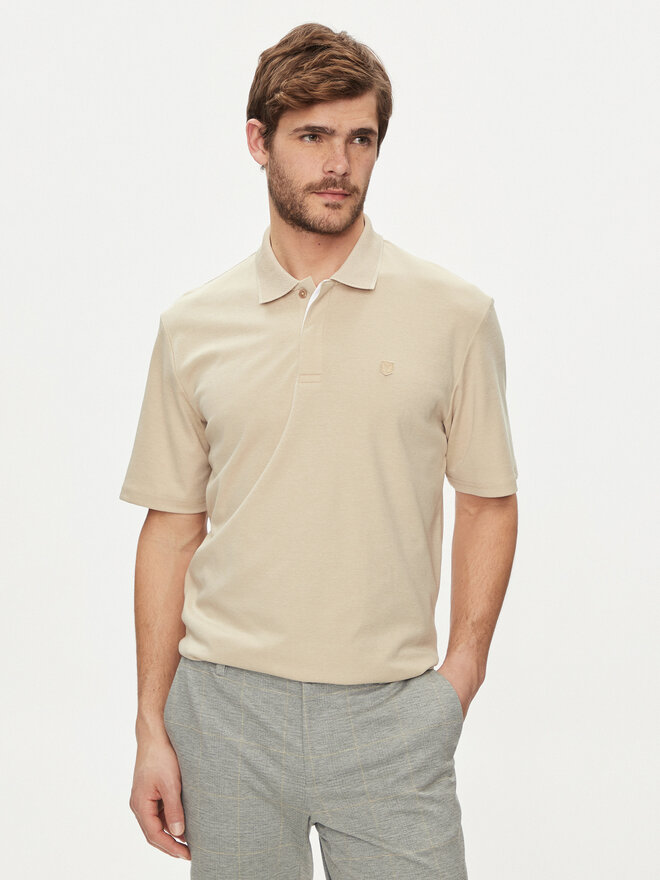 Jack&Jones Jack&Jones Polo marškinėliai Crodney 12251180 Smėlio Regular Fit