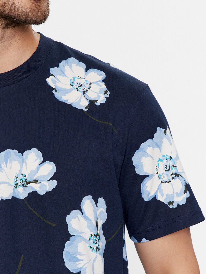 Gap Gap Marškinėliai 796255-29 Tamsiai mėlyna Regular Fit
