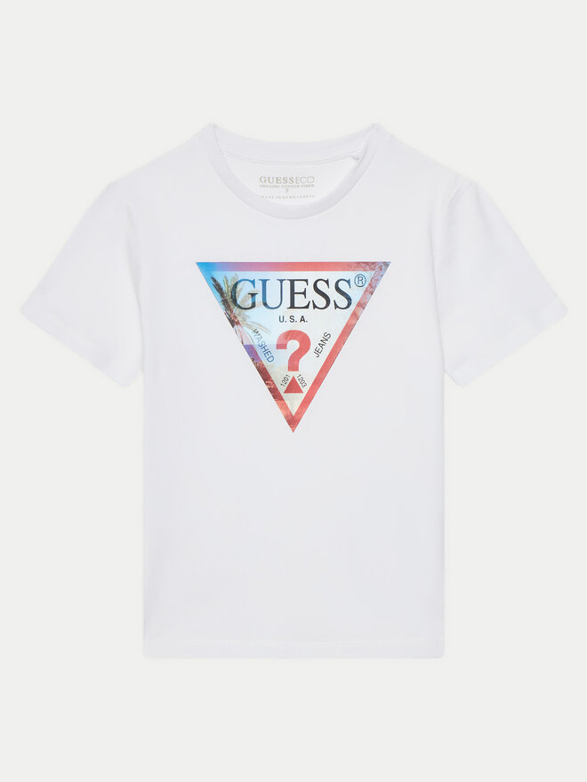 Guess Guess Camiseta L5GI26 K8HM4 Blanco Regular Fit