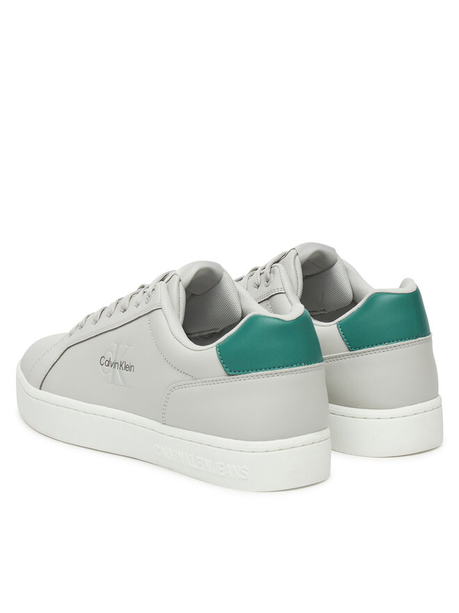 Calvin Klein Jeans Сникърси Calvin Klein Jeans Classic Cupsole Mono Lth YM0YM01369 Сив
