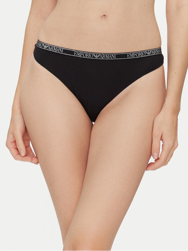 Emporio Armani Underwear Emporio Armani Underwear 2er-Set klassische Damenslips EW000406 AF10889 MC005 Schwarz