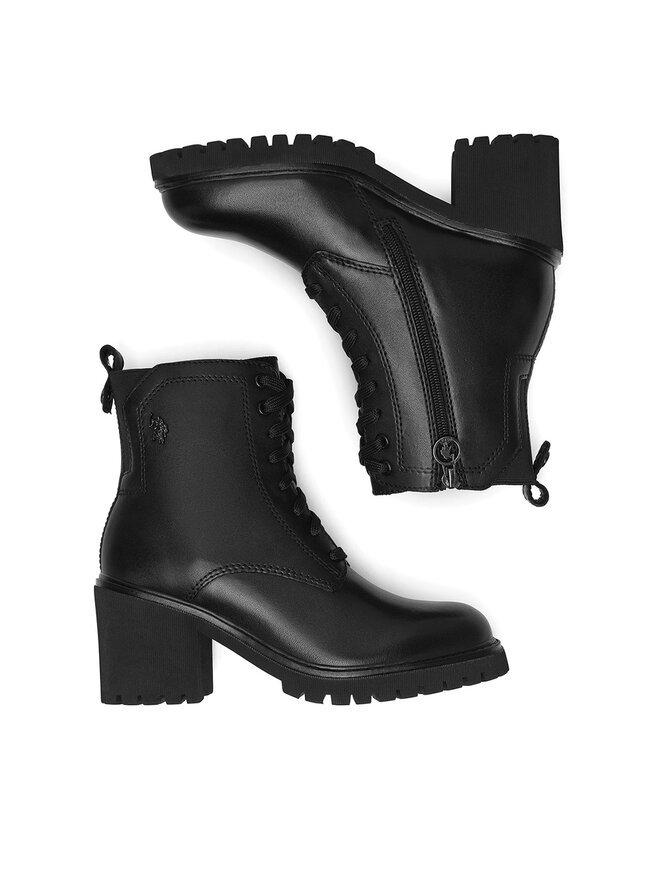 U.S. Polo Assn. Ботильйони U.S. Polo Assn. MILVA001W/DLE1 Чорний