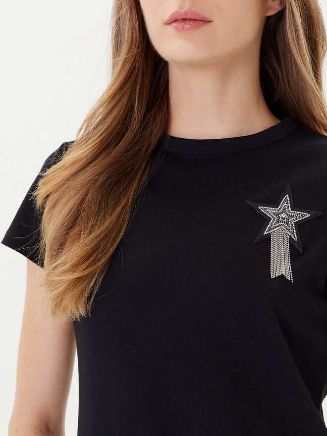 BOSS BOSS Camiseta Endora 50545287 Negro Regular Fit