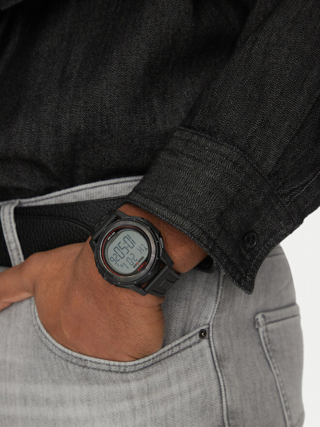 Timex Zegarek Timex Ironman Finisher Adrenaline TW5M57800 Czarny