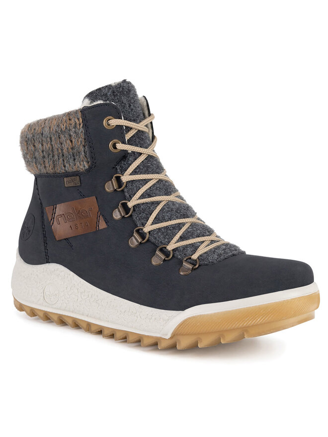 Rieker Schnürschuhe Rieker Y4730-14 Blau