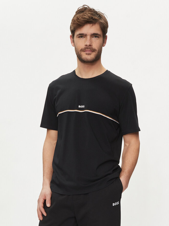 BOSS BOSS Camiseta Unique 50515395 Negro Regular Fit