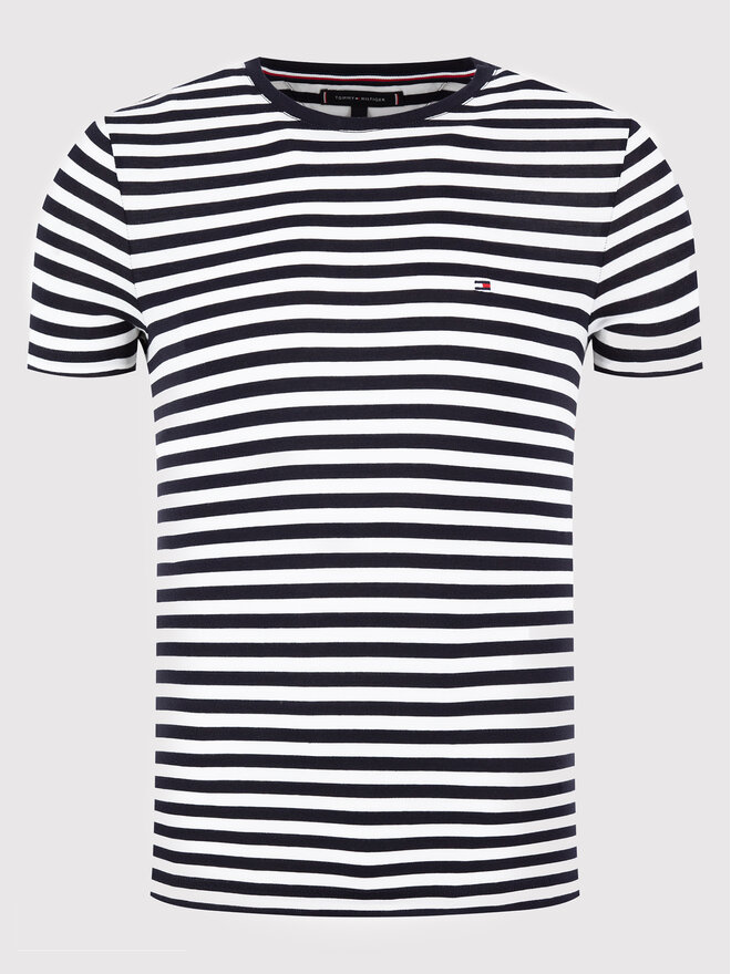 Tommy Hilfiger Tommy Hilfiger Póló MW0MW10800 Sötétkék Slim Fit