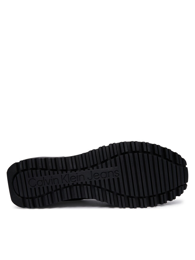 Calvin Klein Sneakers Calvin Klein Toothy Runner Irregular Lines YM0YM01461 Schwarz