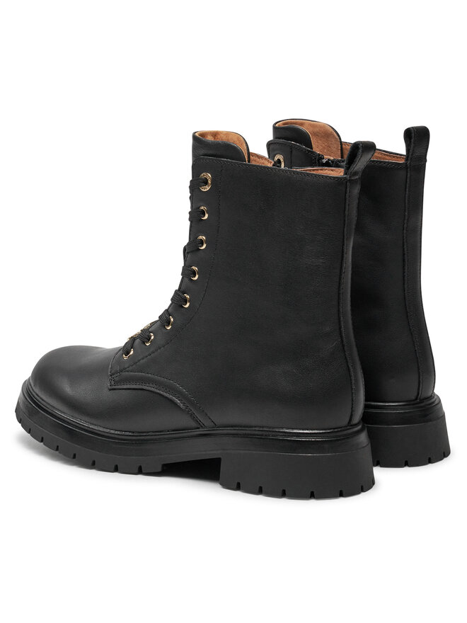 Tommy Hilfiger Schnürstiefeletten Tommy Hilfiger Lace Up Bootie T3A5-33568-0092 S Schwarz