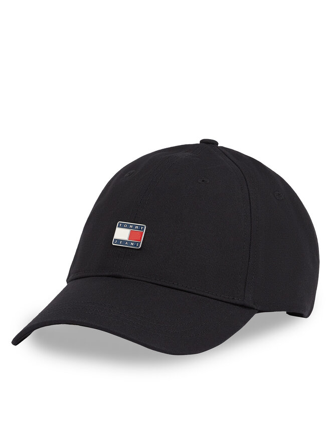 Tommy Jeans Czapka z daszkiem Tommy Jeans Tjw Heritage Plaque Cap AW0AW16986 Czarny