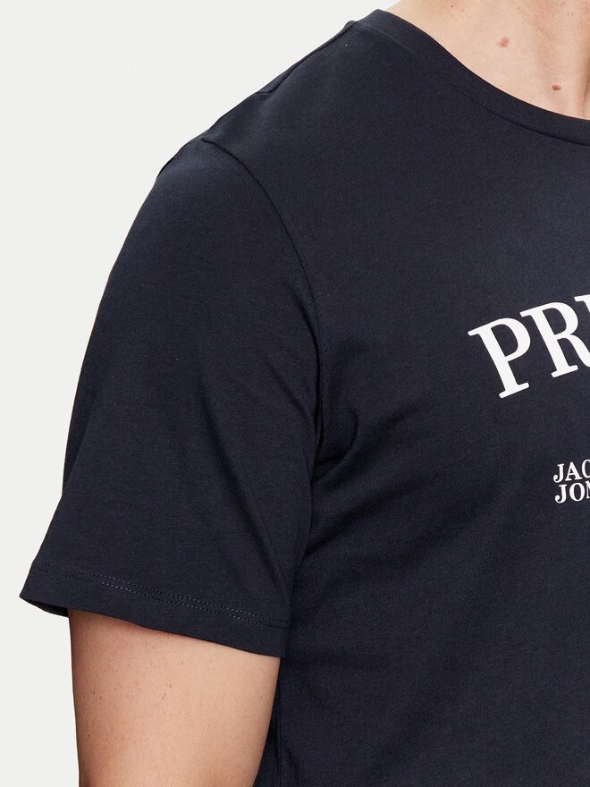 Jack&Jones Jack&Jones Marškinėliai Jprblaalfie 12259673 Tamsiai mėlyna Regular Fit
