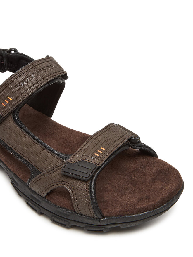 Skechers Sandały Skechers Garver-Louden 64487/BRN Brązowy