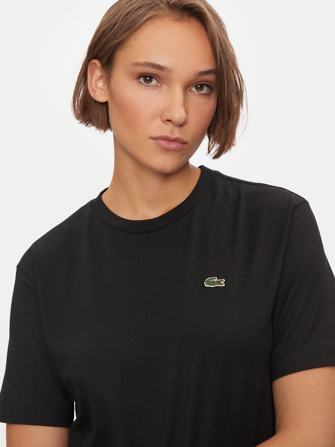 Lacoste Lacoste T-Shirt TF7215 Μαύρο Loose Fit