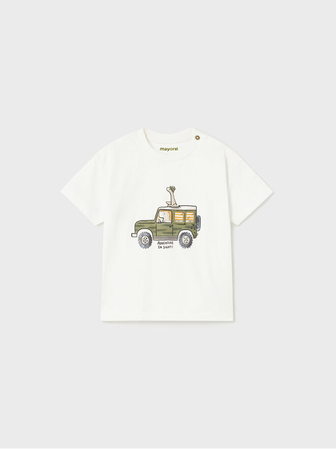 Mayoral Mayoral T-Shirt 1029 Λευκό Regular Fit