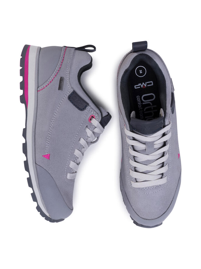 CMP ELETTRA LOW WMN HIKING SHOE WP dames Trekkingschoenen Low-Top, Cementgrijs-aqua, 41 EU