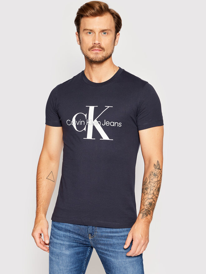 Calvin Klein Jeans Calvin Klein Jeans Póló J30J320935 Sötétkék Slim Fit