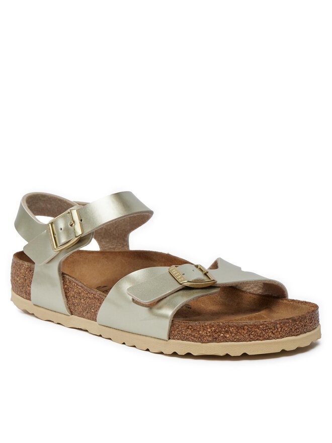 Birkenstock rio gold clearance