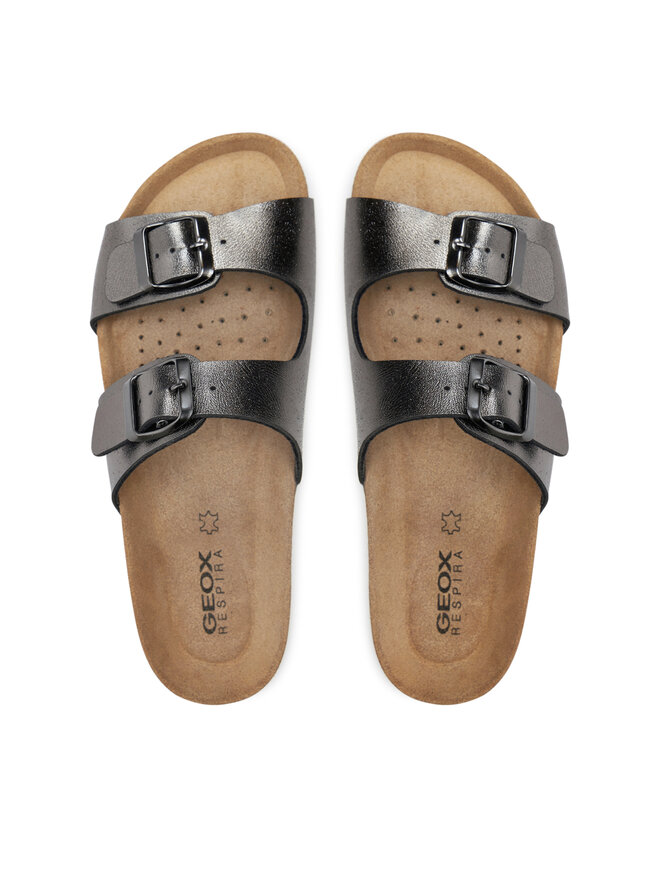 Geox Παντόφλες Geox D Brionia D35LSL 000BN C1357 Γκρι