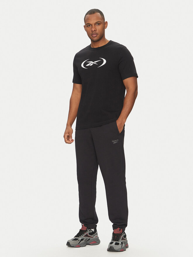 Reebok Reebok Póló 100214159 Fekete Regular Fit