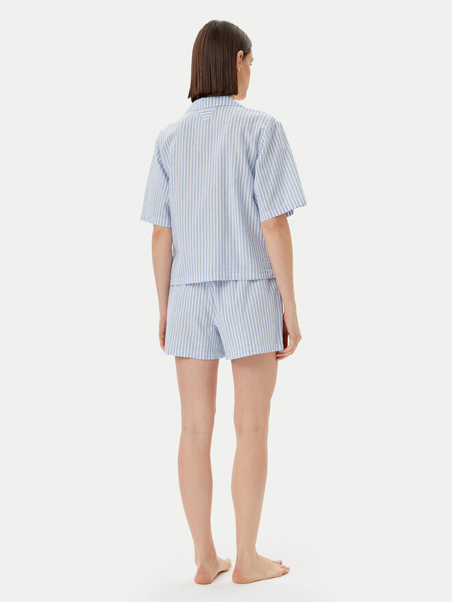 Tommy Hilfiger Tommy Hilfiger Pizsama UW0UW05799 Kék Regular Fit