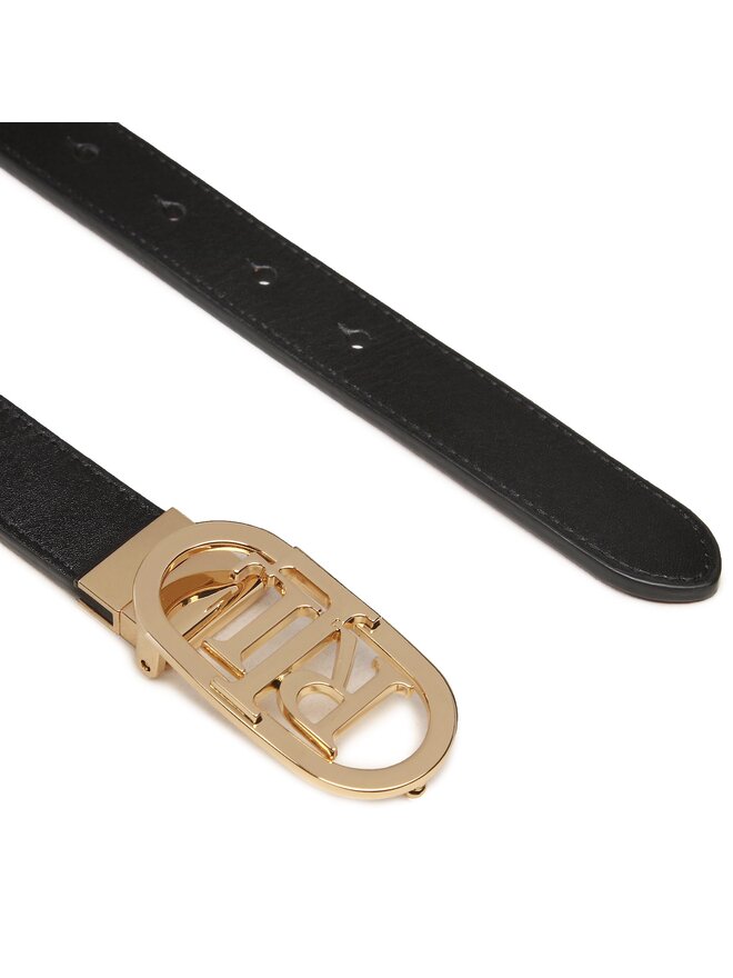 LAUREN RALPH LAUREN Pasek Damski Lauren Ralph Lauren Oval Rev 25 412883714003 Brązowy