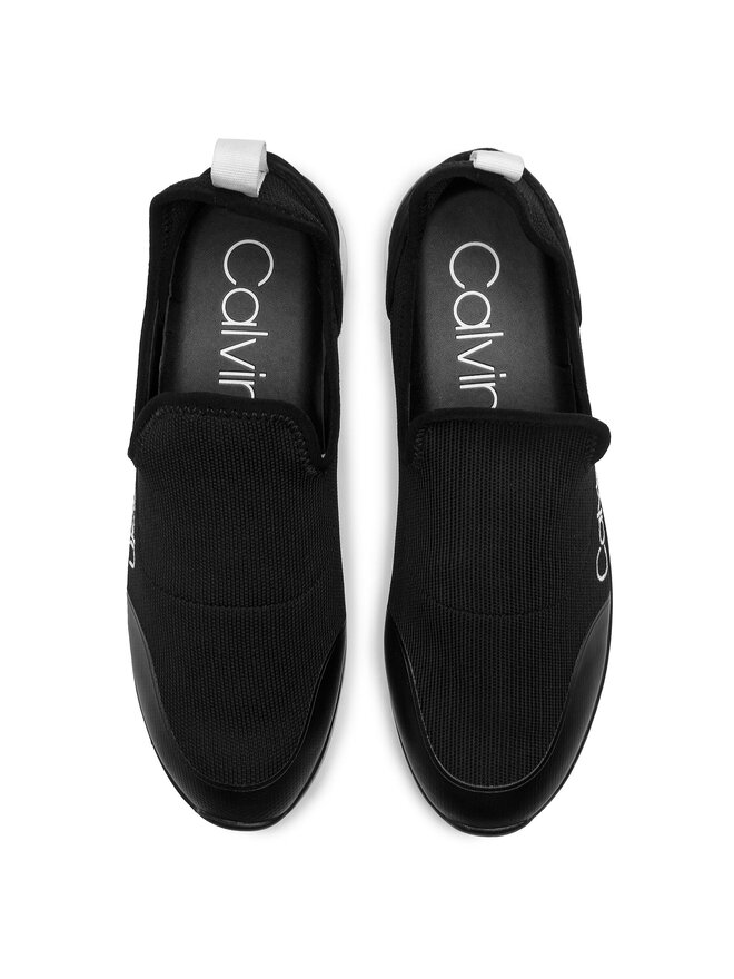 Calvin klein women's que knit sneakers on sale