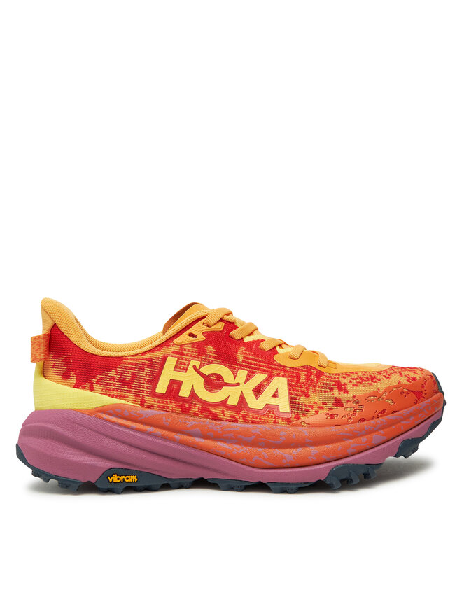 Hoka Buty do biegania Hoka Speedgoat 6 W 1147811 Pomarańczowy