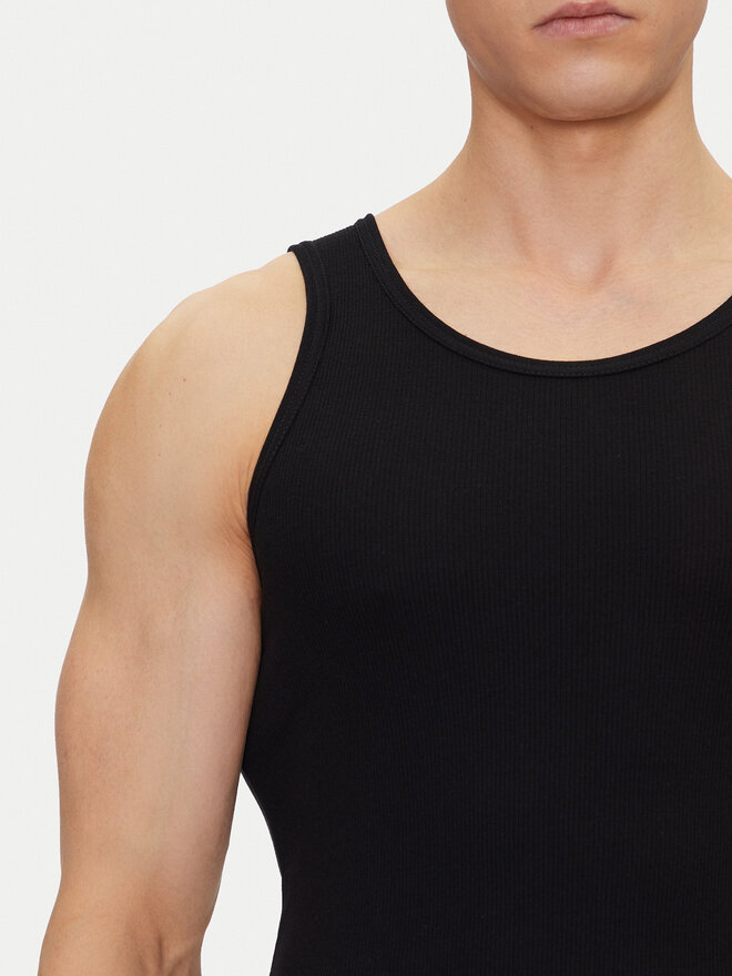 Resteröds Resteröds 2er-Set Tank-Tops 7027 1 Schwarz Slim Fit