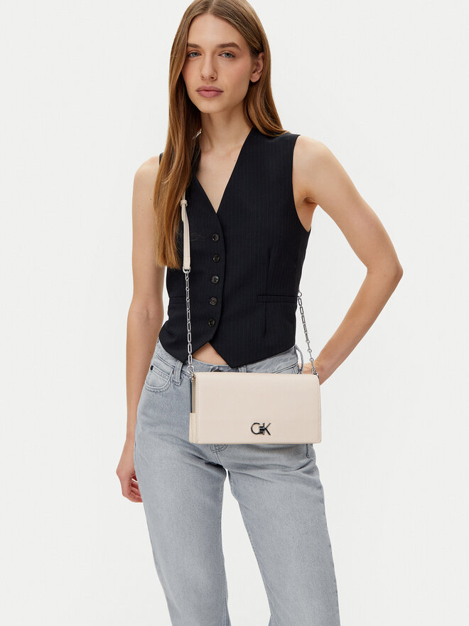 Calvin Klein Borsetta Calvin Klein K60K612806 Écru
