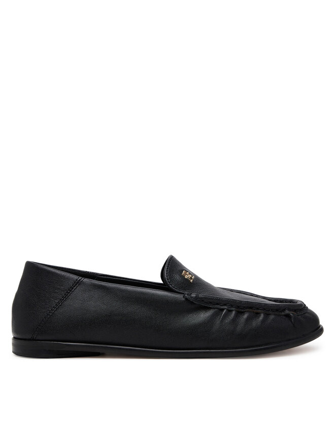 Tommy Hilfiger Mokassins Tommy Hilfiger Soft Leather Squared Toe Loafer FW0FW08412 Schwarz