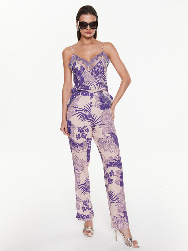 PINKO PINKO Топ Giaggiolo 100892 A0RL Фіолетовий Regular Fit