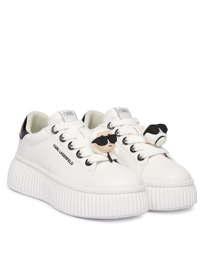 KARL LAGERFELD Снікерcи KARL LAGERFELD Kreeper Lo KL42336T Білий