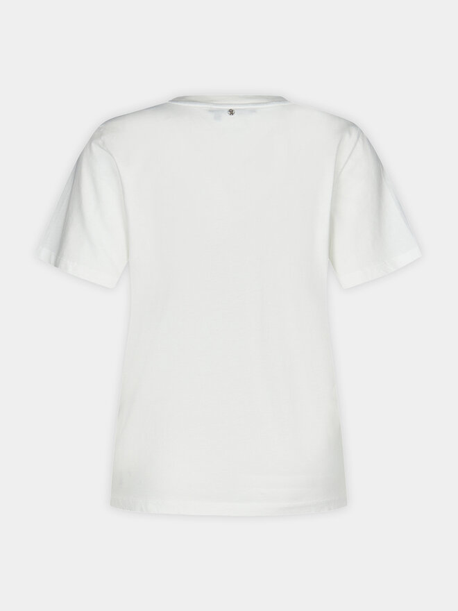 Marc Aurel Marc Aurel T-Shirt 7522 7000 73689 Λευκό Regular Fit