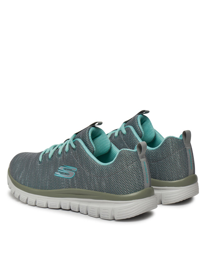 Skechers Sneakersy Skechers Twisted Fortune 12614/GYMN Šedá