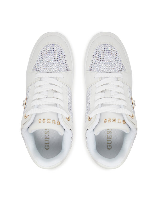 Guess Sneakersy Guess FLTDL2 LEA12 Bílá