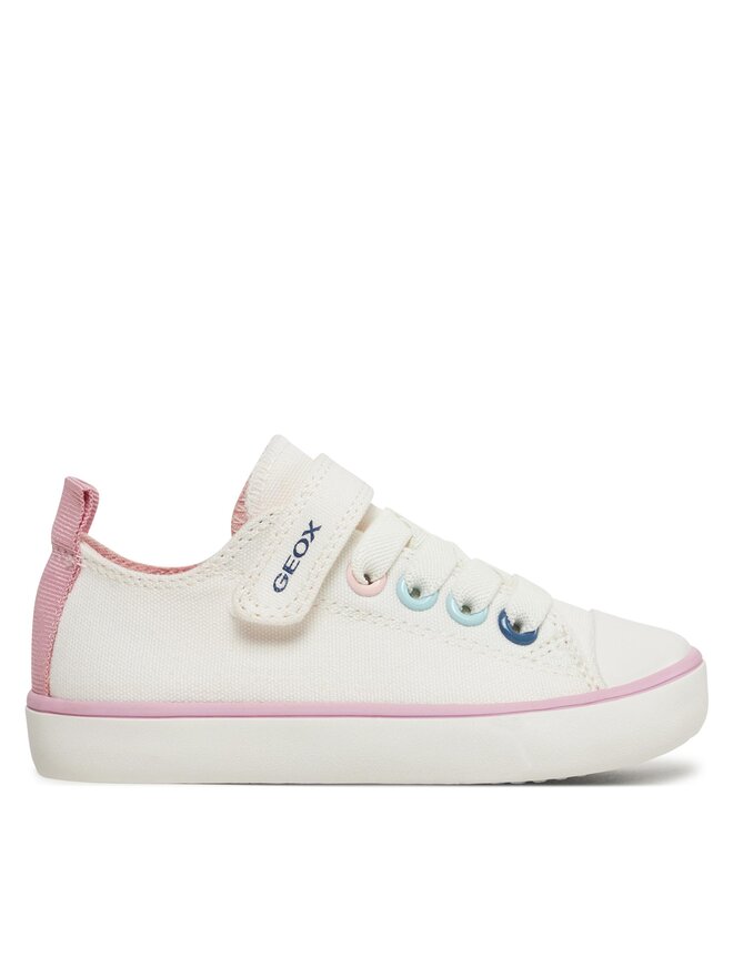 Geox Trampki Geox J Gisli Girl J454NA 00010 C1000 M Biały