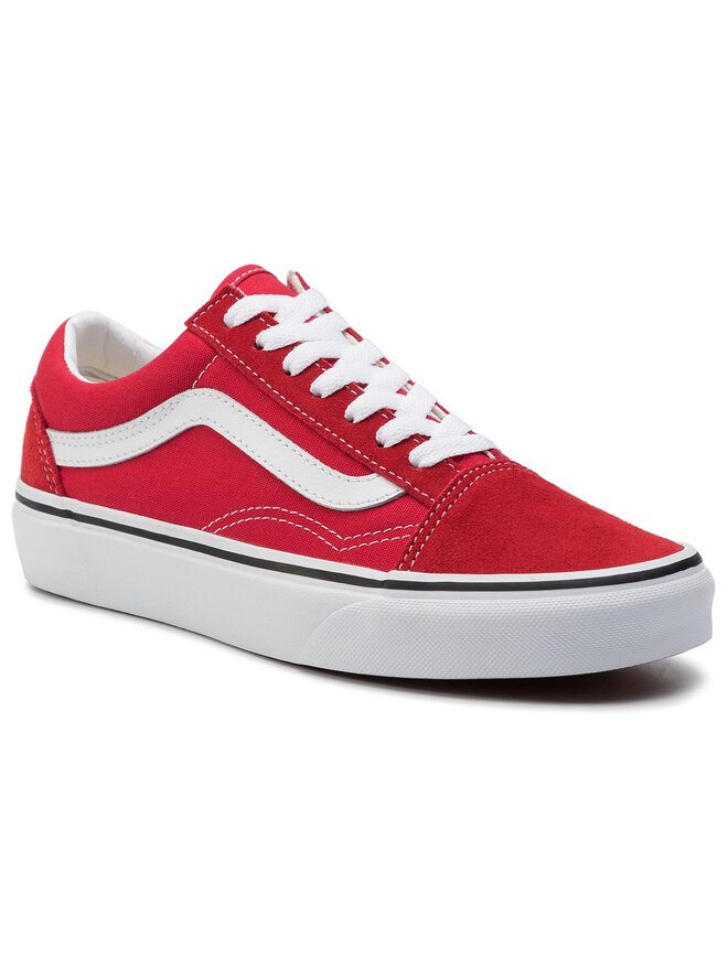 Vans old skool vintage red 2025