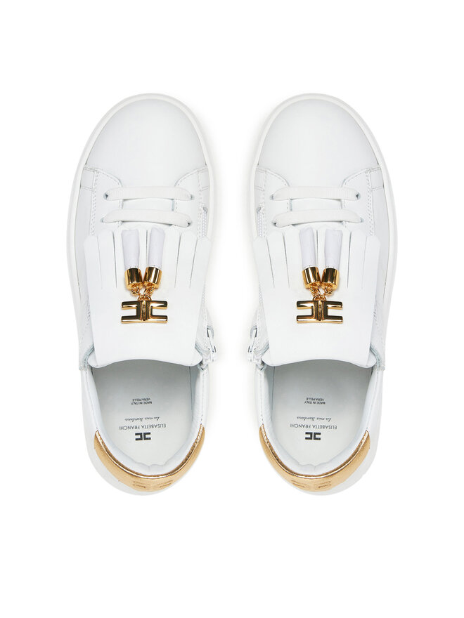 Elisabetta Franchi Laisvalaikio batai Elisabetta Franchi F4-A9E-0232 Balta