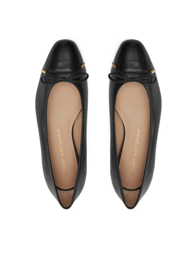 Stuart Weitzman Bailarinas Stuart Weitzman Sleek Bow Flat SJ598 Negro