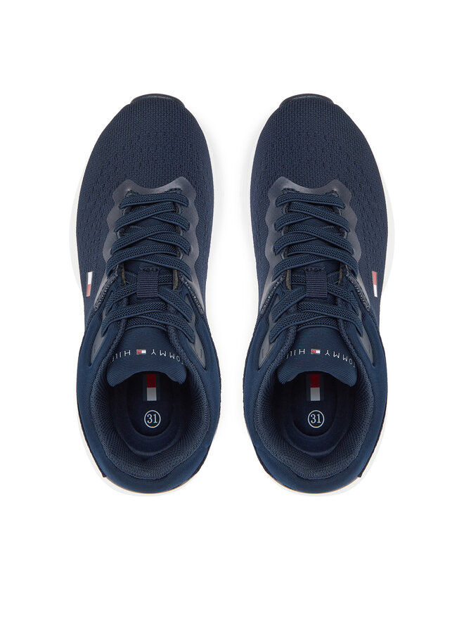 Tommy Hilfiger Sneakersy Tommy Hilfiger T3X9-33879-1219800 Granatowy